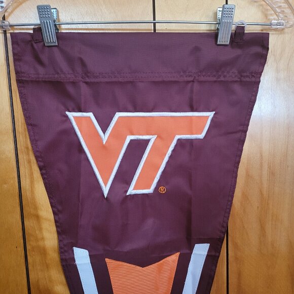 Virginia Tech Hokies Pennant Fan Support Man Cave Dorm Garage Office VPI NCAA A3 - Picture 2 of 7